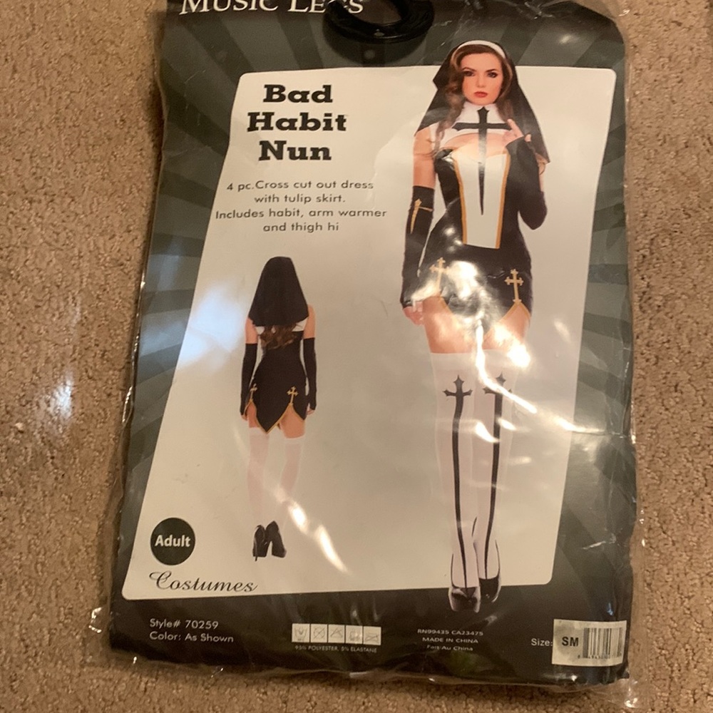 Sexy nun costume
